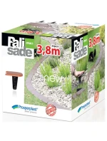 Zahradní zábrana PALISADA SHEET 3,8M hnědá