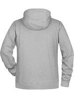 Daiber 8024 Pánská raglánová mikina s kapucí 02.8024 grey heather Daiber 8024 Pánská raglánová mikina s kapucí 02.8024 grey heather