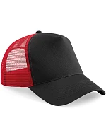 Beechfield B 640 5 panelová Trucker kšiltovka 53.0640 black/classic red Beechfield B 640 5 panelová Trucker kšiltovka 53.0640 black/classic red