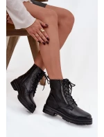 Dámské workery – černé Ivonelle, zateplené