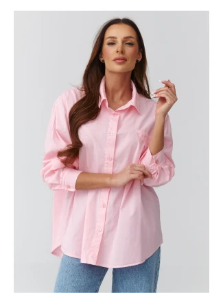 Košile s dlouhým rukávem  model 224100 Makadamia