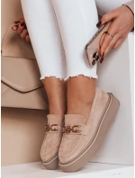 Dámské mokasíny na platformě LOFELIS beige FashionStreet ZY0692