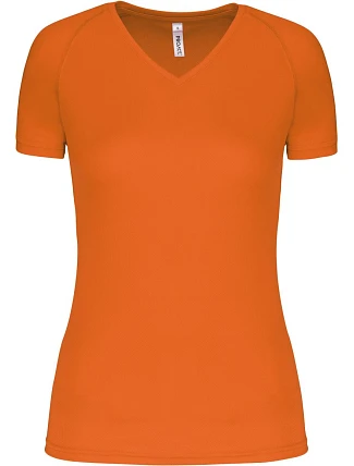 Kariban ProAct PA 477 Dámské sportovní tričko s výstřihem do V 20.P477 fluorescent orange Kariban ProAct PA 477 Dámské sportovní tričko s výstřihem do V 20.P477 fluorescent orange