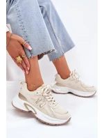 Dámské Tenisky Na Masivní Podešvi Béžové Davira