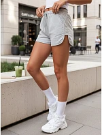 Dámské teplákové šortky GO SPORT light grey FashionStreet SY0322 Dámské teplákové šortky GO SPORT light grey FashionStreet SY0322