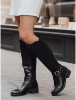 Dámské zateplené boty černé FashionStreet ZY1229