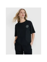 Dámské tričko oversize s potiskem 4F 4FWSS25TTSHF1993-20S