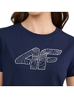 Dámské tričko 4F F3309 námořnická modrá 4FWMM00TTSHF3309 31S