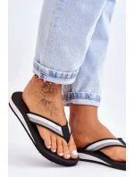 Dámské žabky na platformě Big Star LL274781 Černá Dámské žabky na platformě Big Star LL274781 Černá