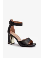 Sandály na podpatku model 197088 Step in style Sandály na podpatku model 197088 Step in style