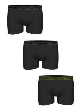 Pánské boxerky John Frank JF3BPB03 3PACK 
