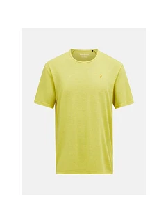 Pánské tričko PEAK PERFORMANCE M Wool-Blend Shortsleeve, žlutá barva