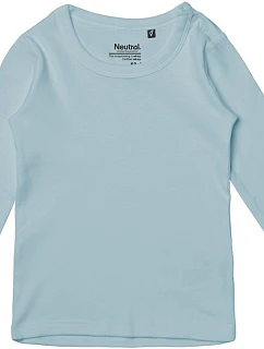 Neutral O 11001 Dětské tričko s dlouhým rukávem 77.1001 light blue