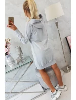 Mikina s kapucí šedá Mikina s kapucí šedá