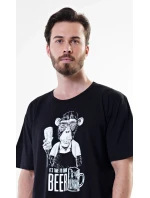 Pánská noční košile s krátkým rukávem Opice - Vienetta Pánská noční košile s krátkým rukávem Opice - Vienetta