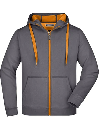Daiber JN 355 Pánská mikina Doubleface 02.0355 carbon/orange Daiber JN 355 Pánská mikina Doubleface 02.0355 carbon/orange