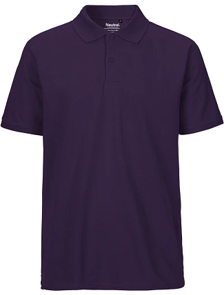 Neutral O 20080 Pánské piqué polo z bio bavlny 77.2080 purple Neutral O 20080 Pánské piqué polo z bio bavlny 77.2080 purple