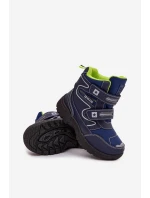 Zateplené Dětské Sněhule Traperky Big Star OO374049 Černé