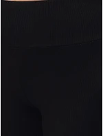 Dámské sportovní kalhoty s elastickým pasem, černé, FashionStreet SY0563 Dámské sportovní kalhoty s elastickým pasem, černé, FashionStreet SY0563