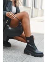 Zateplené workery dámské s ozdobou Černé Melisse