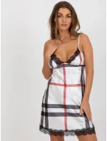 Noční košile BR KN 1058 2 bílo-černá Noční košile BR KN 1058 2 bílo-černá