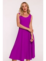 Dámské šaty S424 levandulové - Stylove Dámské šaty S424 levandulové - Stylove