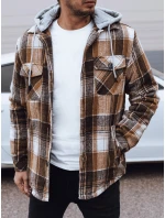 FashionStreet béžová pánská bunda s kapucí TX4960