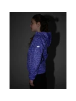 Dívčí větruodolná softshellová bunda s membránou 5000 4F 4FJRAW25TSOFF507-90A