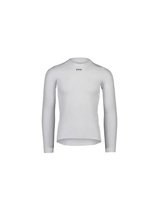 Cyklistické tričko POC ESSENTIAL LAYER LS – bílé Cyklistické tričko POC ESSENTIAL LAYER LS – bílé