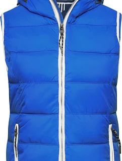 Daiber JN 1075 Dámská vesta "Maritim" 02.1075 nautic blue/white
