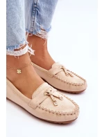 Klasické semišové mokasíny Béžová Good Time Klasické semišové mokasíny Béžová Good Time
