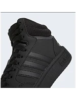 Unisex junior kotníčková obuv Hoops Mid 3.0 K Jr HR0228 Černá - Adidas Unisex junior kotníčková obuv Hoops Mid 3.0 K Jr HR0228 Černá - Adidas