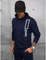 Pánské tmavě modré tepláky FashionStreet AX0682 Pánské tmavě modré tepláky FashionStreet AX0682