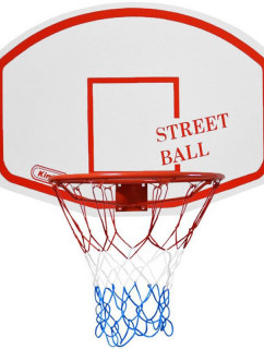 Kimet Street Ball basketbalová deska + obroučka červená a bílá