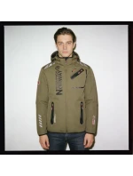 Geographical Norway Softshellová bunda Royaute DB 068 M WY1997H/GN-Kaki / Black