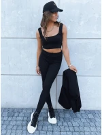 Dámská černá tepláková souprava 3 v 1 ZNAČKA VAŠEHO STYLU FashionStreet AY0936