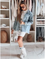 Dámská oversize džínová bunda TONACIO modrá FashionStreet TY4907
