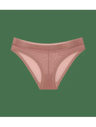 Tempting Sheer Highleg Tai - BROWN - TRIUMPH BROWN - TRIUMPH