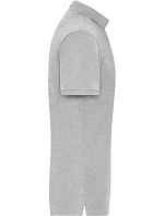 Daiber JN 1806 Pánské pracovní elastické bio polo - Solid 02.1806 grey heather Daiber JN 1806 Pánské pracovní elastické bio polo - Solid 02.1806 grey heather