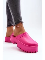 Dámské Žabky Na Masivní Podrážce Big Star NN274019 Fuksja