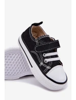 Dětské Tenisky Na Suchý Zip Černé Obidana