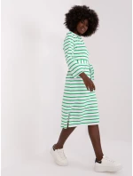 LK SK 509299 šaty.74 bílá a zelená