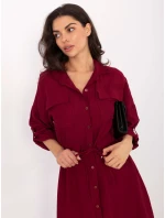 Šaty MI SK 92446.29P bordó