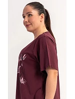 Dámské domácí šaty s krátkým rukávem Karin Dámské domácí šaty s krátkým rukávem Karin