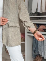 Dámská oversize bunda SOFT LOVE tmavě hnědá FashionStreet PY0130