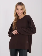 RV BL mikina A1063.96 tmavě hnědá