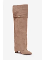 Kozačky na podpatku  model 217225 Step in style