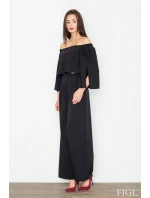 Dámský overal M539 black - FIGL Dámský overal M539 black - FIGL