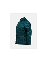 Dámská péřová bunda PEAK PERFORMANCE W Helium Down Jacket, zelená barva Dámská péřová bunda PEAK PERFORMANCE W Helium Down Jacket, zelená barva