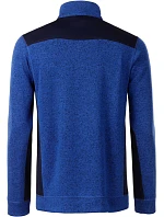 Daiber JN 862 Pánská pracovní bunda pletený fleece - Strong 02.0862 royal melange/navy Daiber JN 862 Pánská pracovní bunda pletený fleece - Strong 02.0862 royal melange/navy